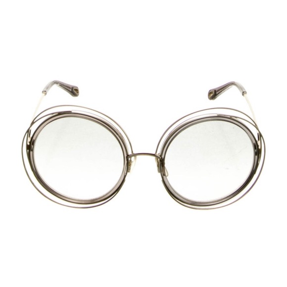 Chloe Silver Round Glasses